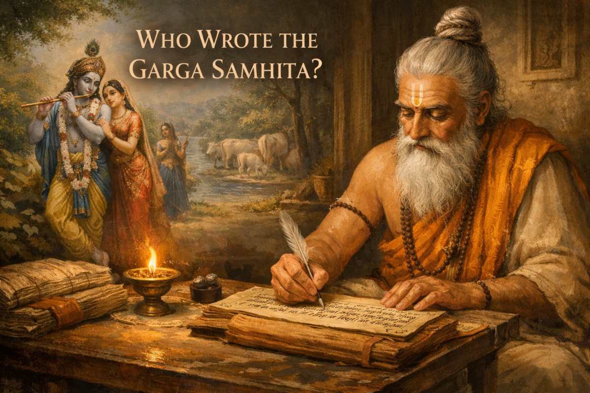 Who Wrote the Garga Samhita?