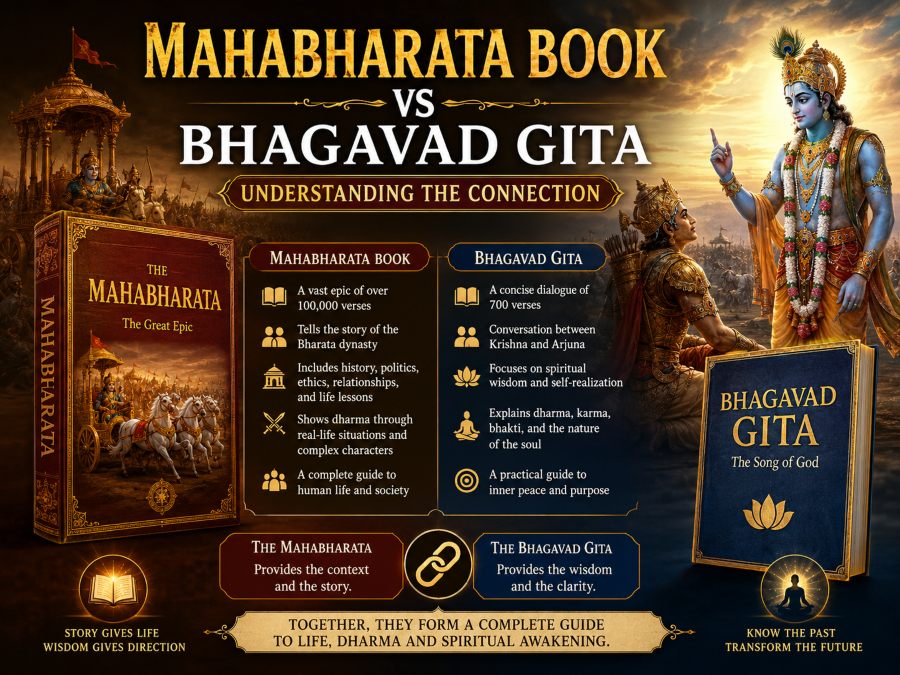 Mahabharata Book vs Bhagavad Gita