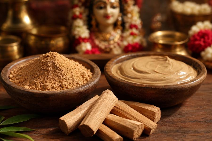 Sandalwood Powder vs Synthetic Chandan