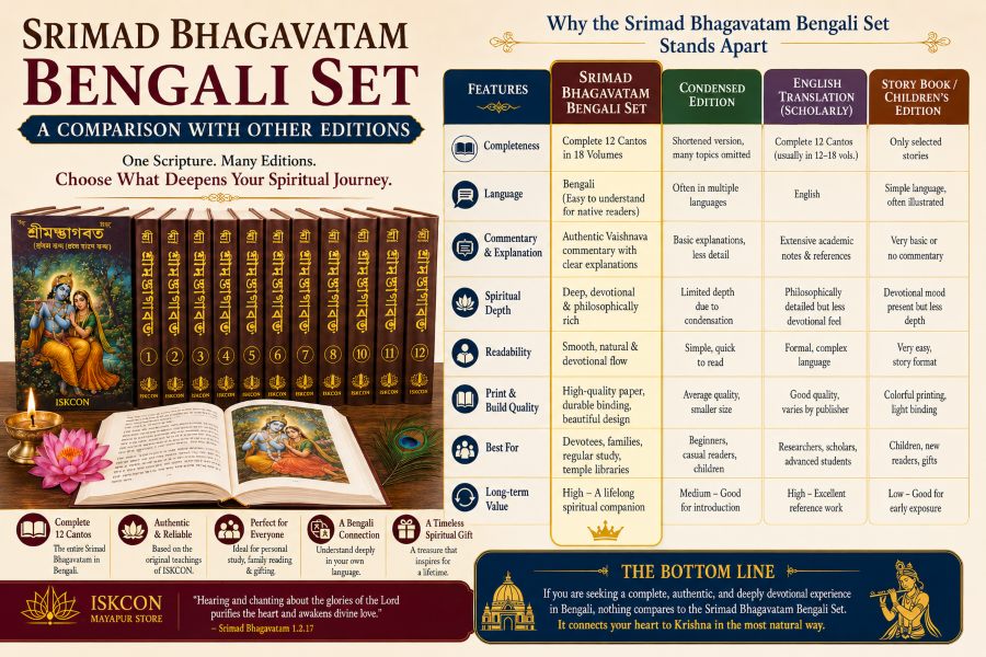 Srimad Bhagavatam Bengali Set